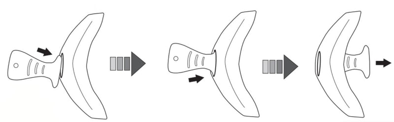How should I properly attach the mouthpiece to the device?